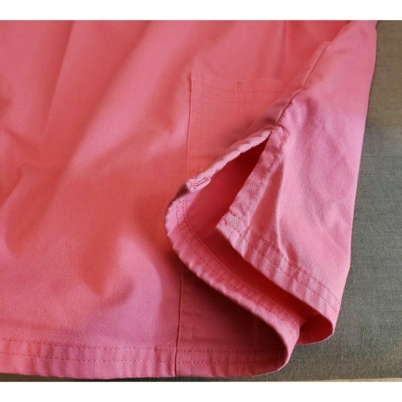 Pink Butter Soft U.A Scrub Stretch Scrub Top Medium - Picture 4 of 11